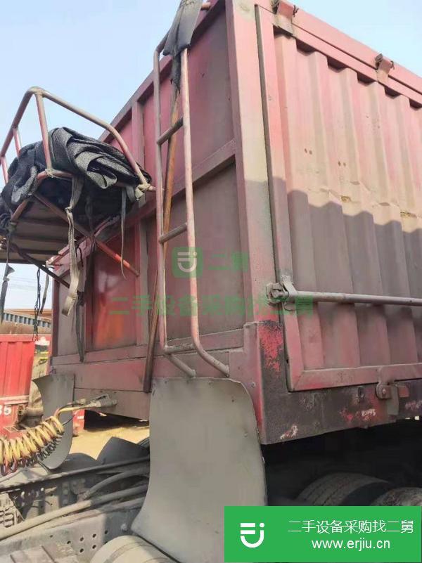 轉(zhuǎn)讓處理一批二手11米一體側(cè)翻半掛車 原車原版