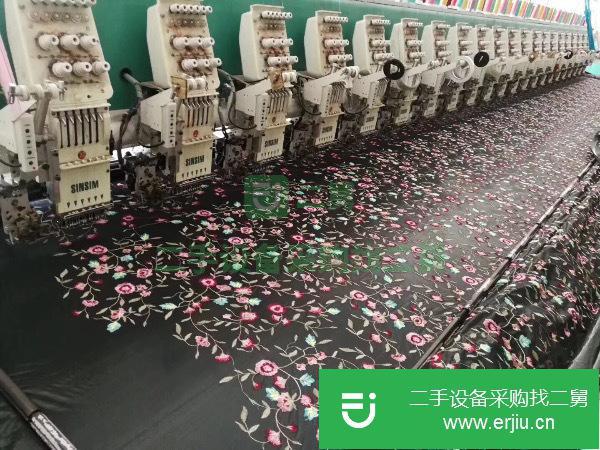 轉(zhuǎn)讓二手的品牌繡花機(jī)
