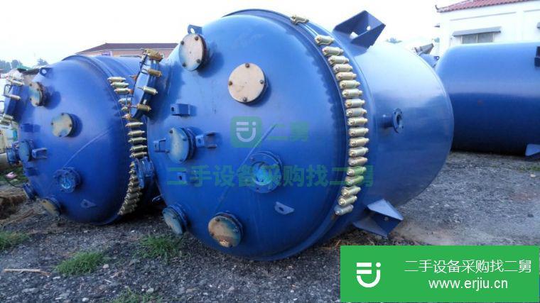 轉讓:處理二手2000搪瓷反應釜二手20平方板框壓濾機