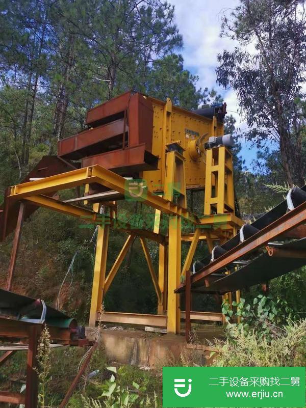 二手振動篩 破碎機 制砂機 石料破碎機 砂石料生產線設備出售