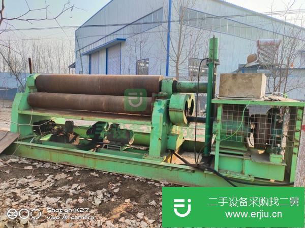 轉(zhuǎn)讓出售二手實(shí)心W11-30*3000機(jī)械全自動(dòng)卷板機(jī)一臺(tái)