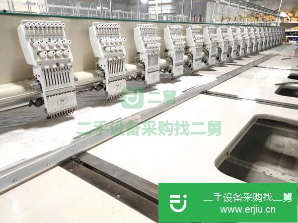 轉(zhuǎn)讓越旺23頭400間距繡花機(jī)