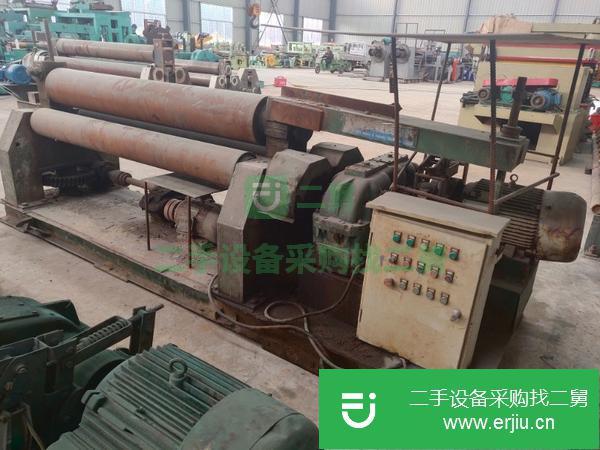 低價出售二手實心W11-20*2000機械自動卷板機一臺