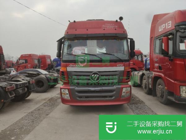 轉讓二手牽引車國五半牽引車拖頭福田歐曼ETX可按揭