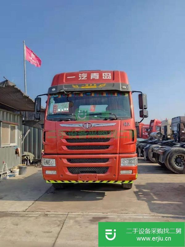 急轉(zhuǎn)17年二手解放天V牽引車 430馬力 雙驅(qū)輕體