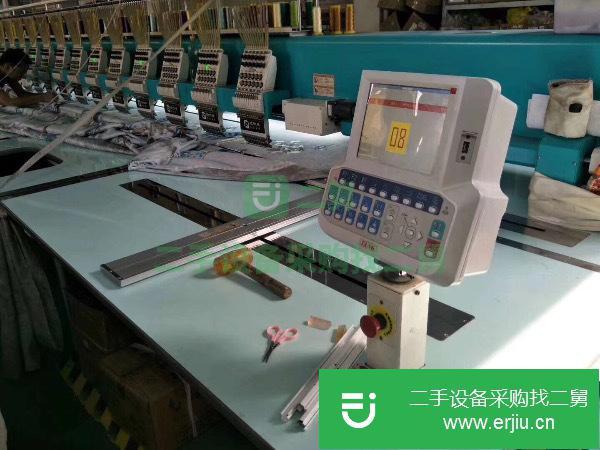 二手九成新的名牌繡花機轉讓