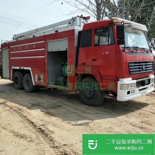 出售二手退役消防車 重汽8噸 10噸消防車