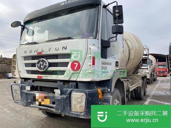 轉讓處理二臺16年紅巖14方攪拌車二臺
