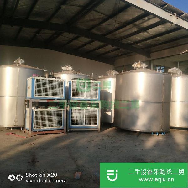 轉(zhuǎn)讓十噸雙層保溫?cái)嚢枋街评涔蓿膰嵙W雙層保溫運(yùn)輸罐，陽光管式分離機(jī)，等