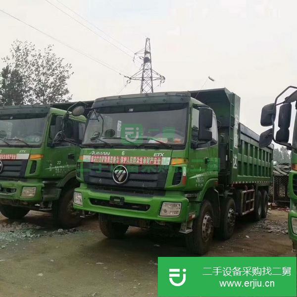 二手前四后八工程自卸車 低價(jià)轉(zhuǎn)讓歐曼國五17年6米5
