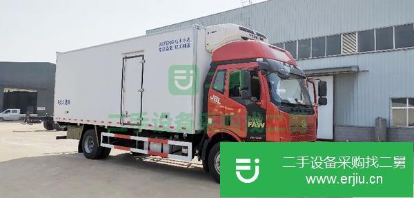 轉讓特價處理解放7 米8肉鉤冷藏車包上戶