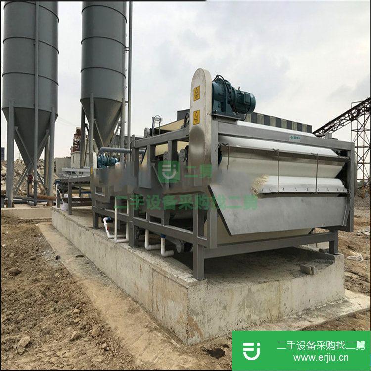 轉讓:處理3臺庫存的洗沙場污泥脫水的二手3X12帶式壓濾機 二手污泥脫水機