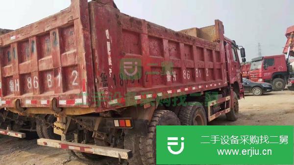 現車出售14年國四豪沃后八輪自卸車5.6米車長