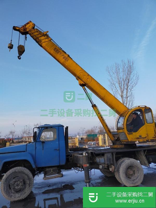 轉讓桓臺產東風10噸吊車,33米雙卷揚,油電兩鬧