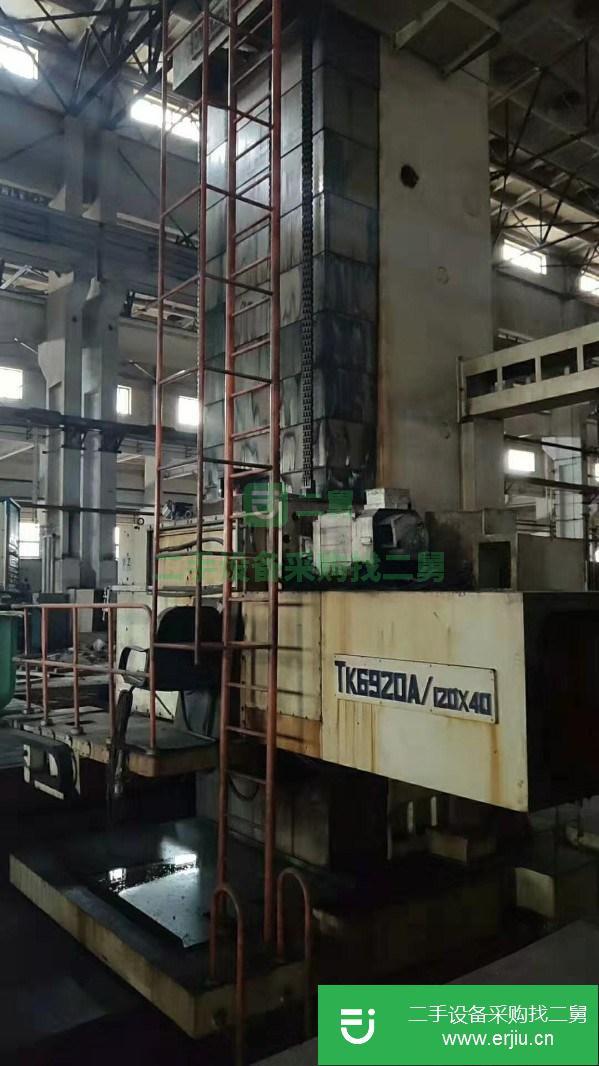 轉讓工廠轉賠本處理二手武重TK6920A數控落地鏜銑床