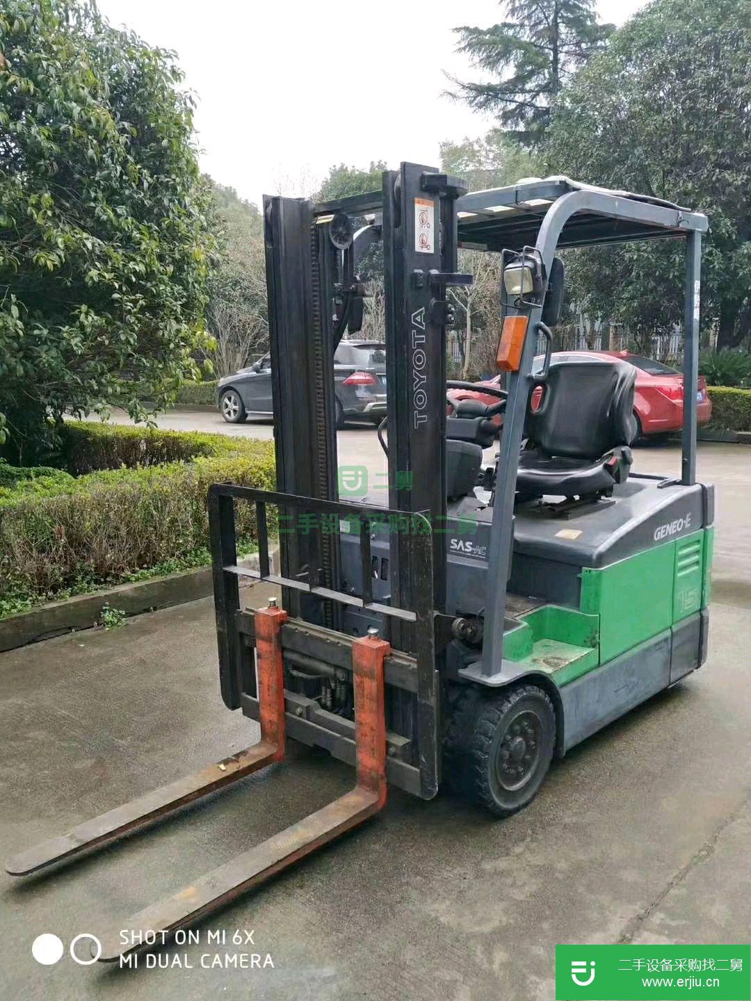 低價轉讓一臺1.5噸電動叉車，二手電動叉車便宜處理