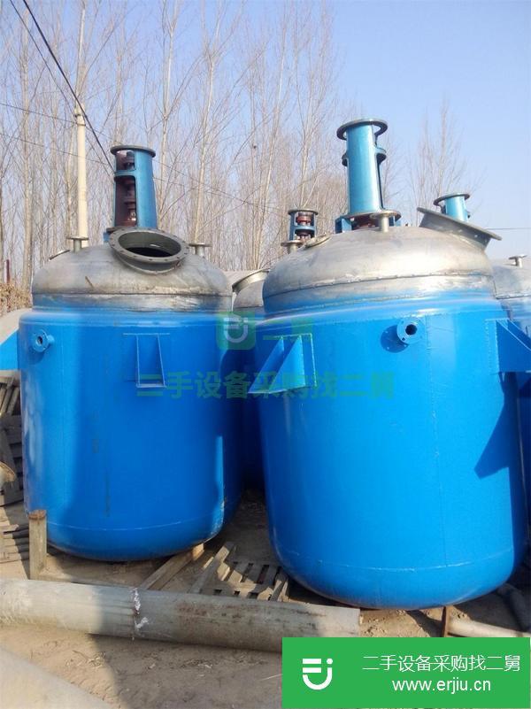 轉讓二手反應釜 搪瓷反應釜 電加熱反應釜 不銹鋼反應釜1-15立方