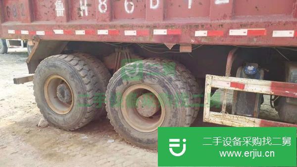 現車出售14年國四豪沃后八輪自卸車5.6米車長