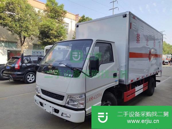 轉讓江鈴 4.2米煙花爆竹 液化氣 廢機油廂式貨車