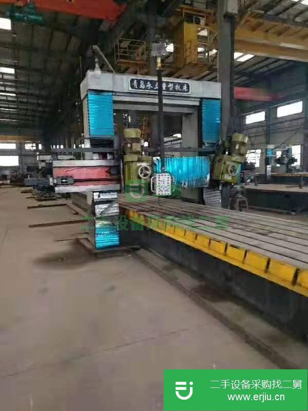 轉(zhuǎn)讓機械廠急售二手青島永立達2-10米龍門銑床二手龍門銑床