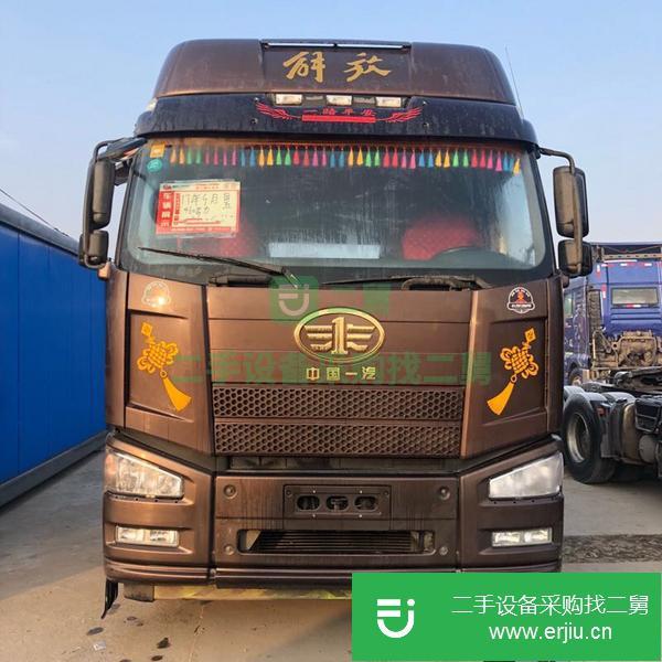 出售17年解放J6P牽引車國5排放460馬力雙驅輕體價格不高可分期