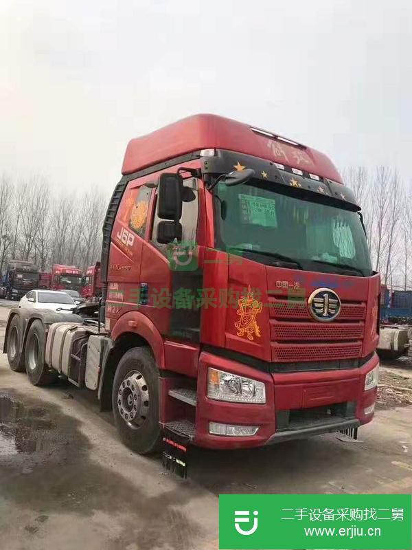 轉讓18年國五解放雙驅輕體車,錫柴550馬力,全車原裝原版牽引車