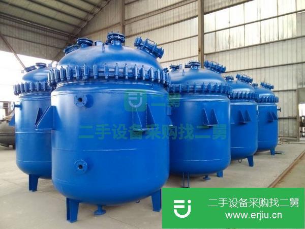 轉讓二手反應釜 搪瓷反應釜 電加熱反應釜 不銹鋼反應釜1-15立方