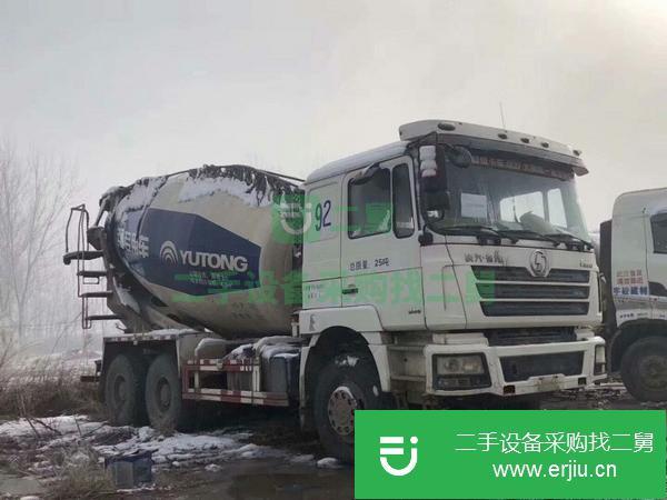 轉讓二手混泥土攪拌罐車 便宜處理德龍13年大12方國三攪拌車