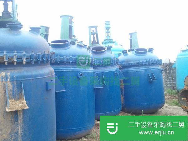 轉讓二手反應釜 搪瓷反應釜 電加熱反應釜 不銹鋼反應釜1-15立方