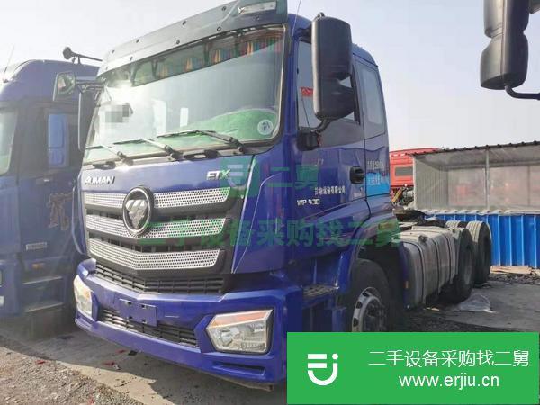 轉(zhuǎn)讓二手矮頂17年歐曼ETS雙驅(qū)430馬力牽引車