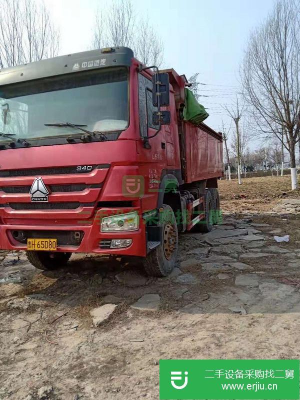 低價轉(zhuǎn)讓國三豪沃自卸車 340馬力 后八輪