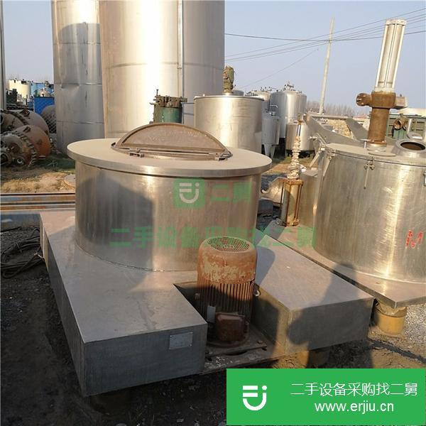 二手平板離心機轉讓 二手250平板吊帶卸料離心機設備