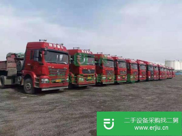 轉(zhuǎn)讓處理一批陜汽德龍新M3000燒氣牽引車