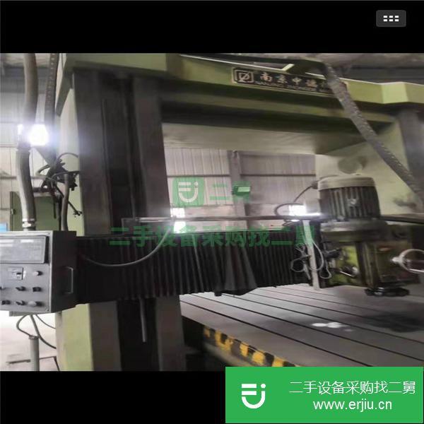 工廠轉型賠本出售[南京中德1.6x6米龍門銑床]二手龍門銑