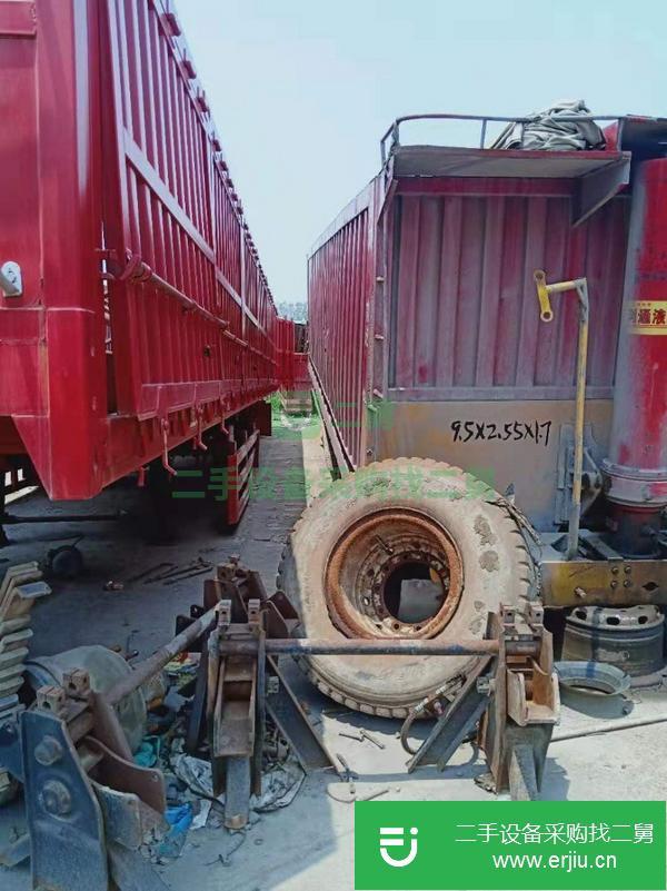 轉讓急售一批9米后翻半掛車 原車原版 車況好