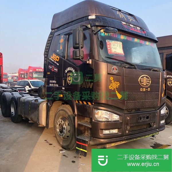 出售17年解放J6P牽引車國5排放460馬力雙驅輕體價格不高可分期