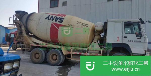 轉讓14年國四豪三一大十二方攪拌車二臺