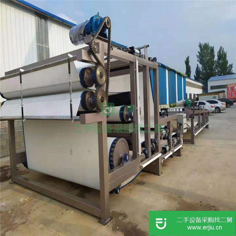 轉讓:處理3臺庫存的洗沙場污泥脫水的二手3X12帶式壓濾機 二手污泥脫水機