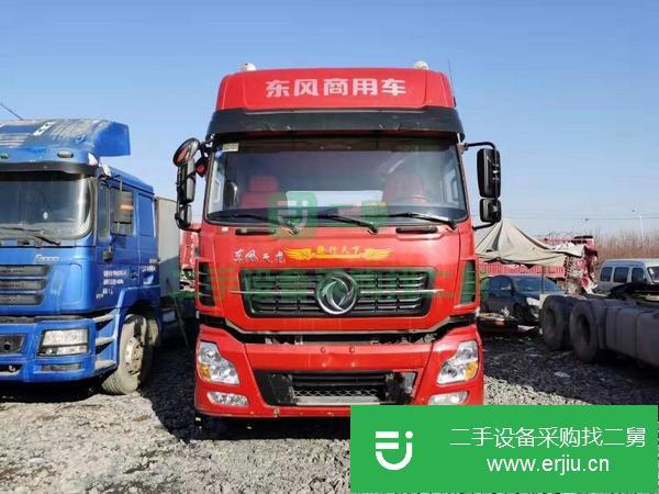 急轉(zhuǎn)二手國五 東風(fēng)天龍輕體雙驅(qū)450馬力牽引車