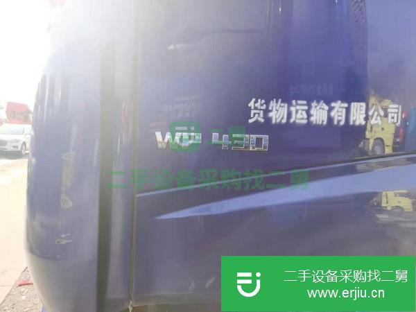 轉(zhuǎn)讓二手矮頂17年歐曼ETS雙驅(qū)430馬力牽引車