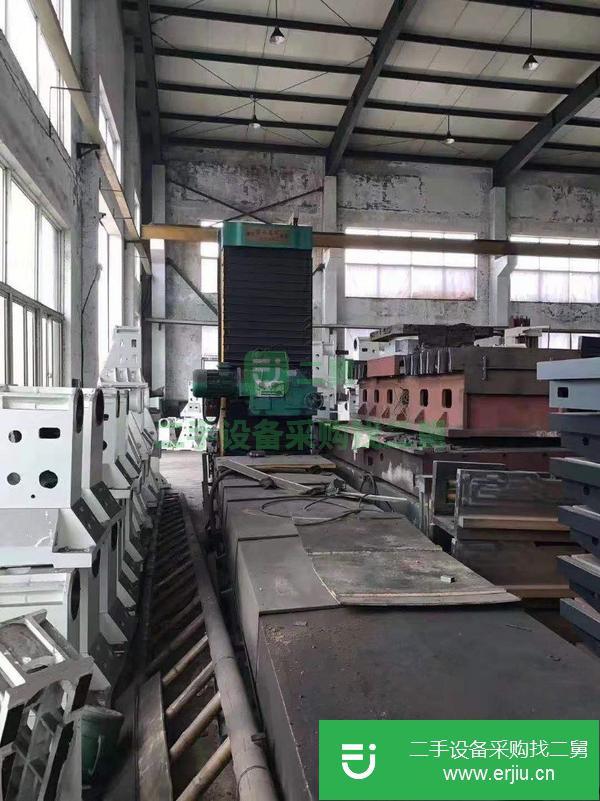 轉讓機械廠急售二手的{余姚市恒豐6000x1500端面銑床}二手端面銑