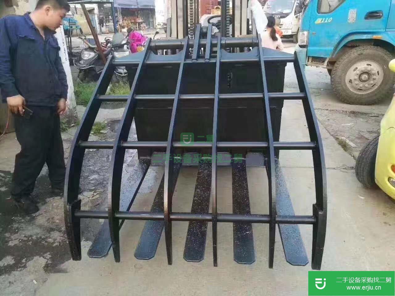 二手叉車3.5噸帶抱夾可改裝棉花夾廢料夾等價格公道 (可根據要求改裝屬具)