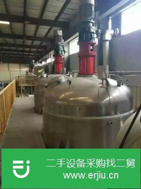 出售二手不銹鋼反應釜二手搪瓷反應釜