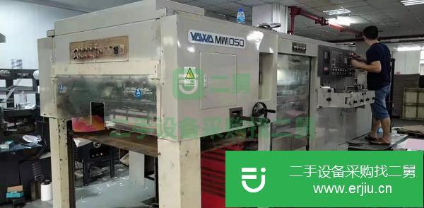 轉讓低價急售2000上海亞華全自動模切機一臺 規格1050/74