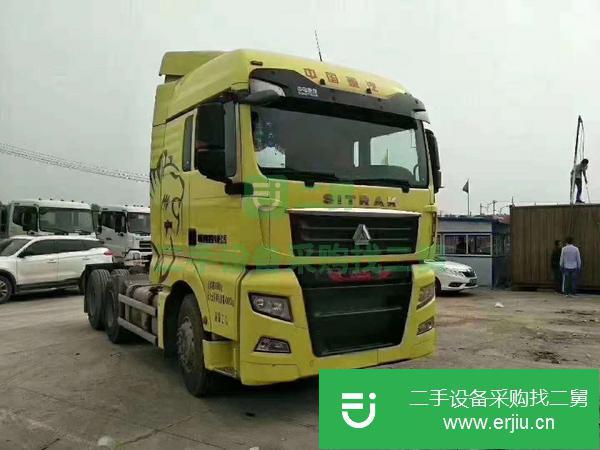 轉(zhuǎn)讓二手國(guó)五汕德卡牽引車