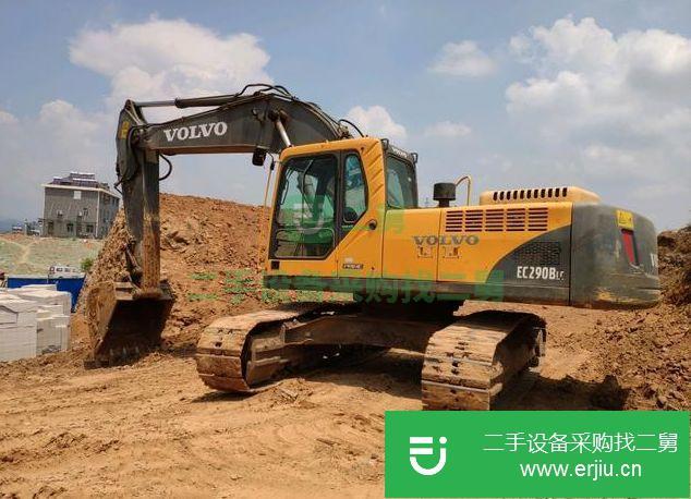 工地完工急售極品沃爾沃 EC290BLC二手挖掘機手續齊 (二手挖機，手續齊全)