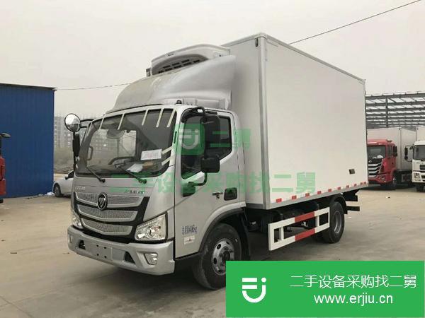 出售4米2福田歐馬可肉鉤冷藏車
