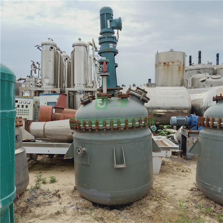 出租二手的5000L搪瓷反應釜   不銹鋼反應釜 小型電加熱反應釜