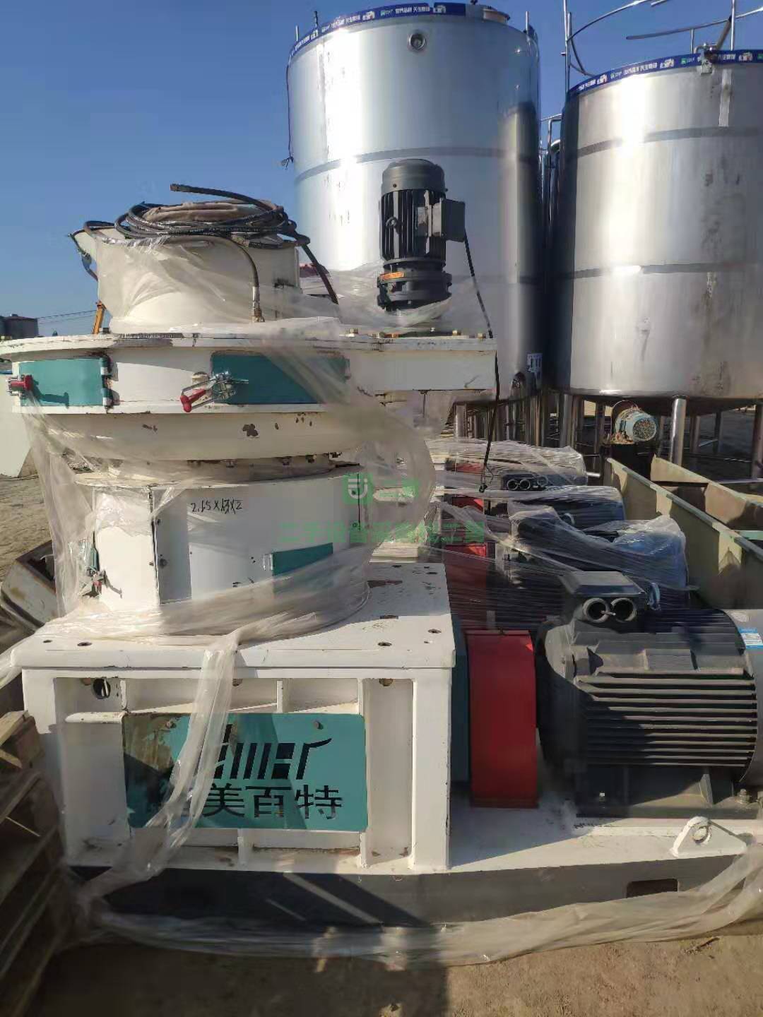 出售二手560顆粒機 木屑秸稈造粒鋸末稻殼制作設備直銷