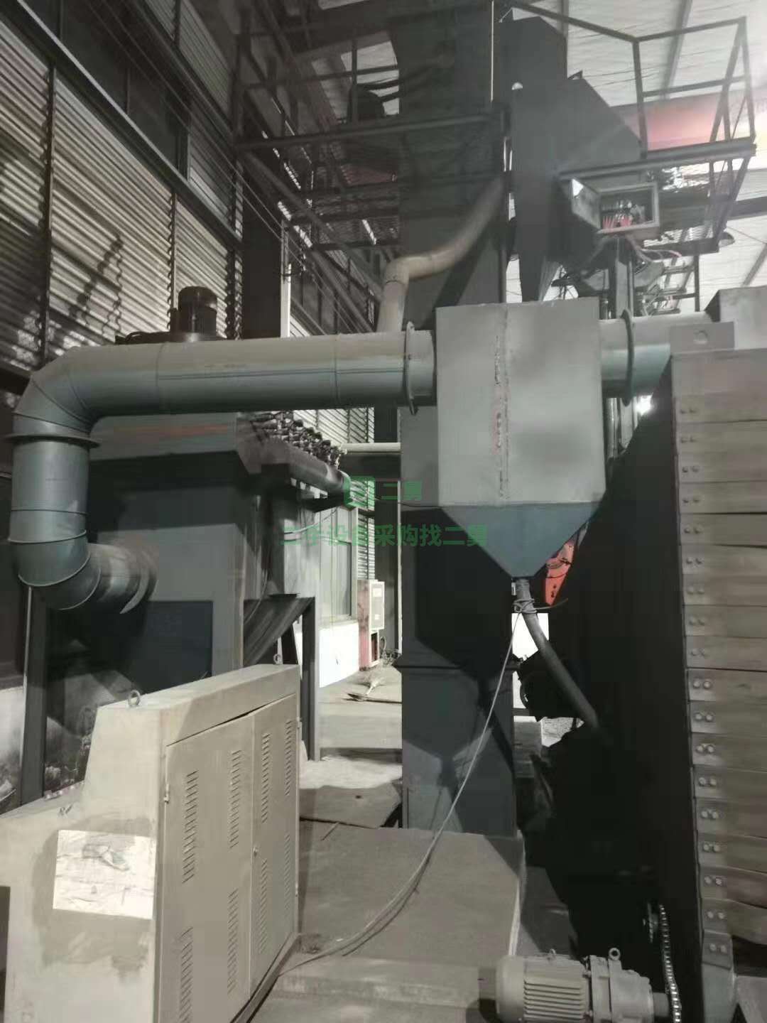 大型鋼結構拋丸機兩個除塵器接電直接用